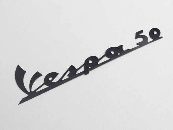 Schriftzug Beinschild -VESPA- Vespa 50 - Aufkleber