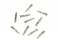 Cosse ronde pour stator/faisceau -l=20mm, Ø=2,1mm- Vespa PK, PX Arcobaleno, Cosa, T5 125cc - 10 unités - mâle