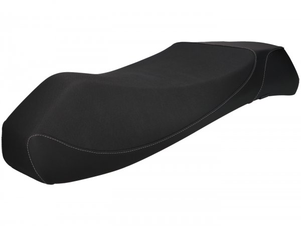 Seat -NISA- sport seat - GTS Dual Sport - Vespa GTS 125-300, GTV 125-300 - black/grey