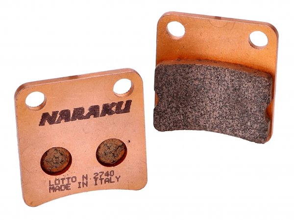 brake pads -NARAKU- sintered for Honda Dio, Daelim Message, Cordi, Five