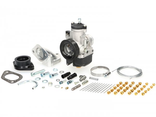 Kit carburateur -BGM PRO 195-225 ccm- Lambretta LI, LIS, SX, TV (Serie 2-3), DL, GP -  Ø=30 Dellorto PHBH