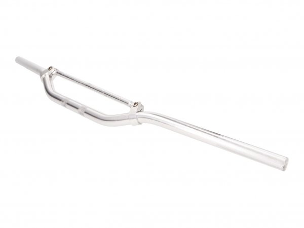 Enduro handlebar -101 OCTANE- aluminum w/ crossbar silver color 22mm - 820mm