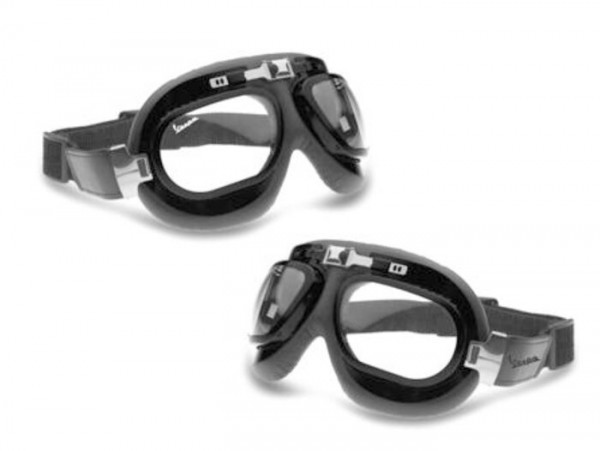 Brille / Fliegerbrille schwarz