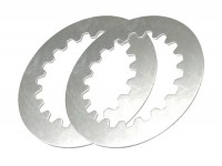Clutch steel plate (2x) -PIAGGIO Cosa2- Vespa Cosa2, PX (1995-), position 3+4, without groove - 1.5mm