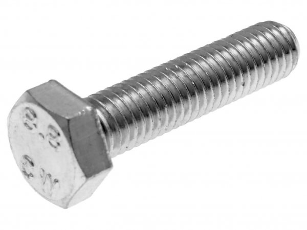 hex cap screws / tap bolts -101 OCTANE- DIN933 M8x35 full thread zinc plated steel (25 pcs)
