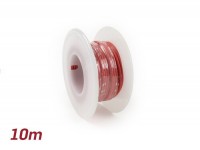 Câble électrique -UNIVERSEL 0,85mm²- 10m - rouge