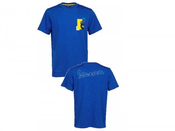 T-Shirt -VESPA "Heritage Collection"- blau - XXXL