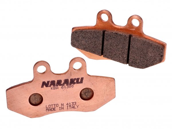 brake pads -NARAKU- sintered for Aprilia, CH, Motorhispania, Peugeot, Rieju