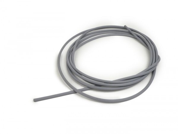 Cable hose -VESPA Vintage- Ø inner = 4,3mm, Ø outer = 6,5mm (5m) - grey