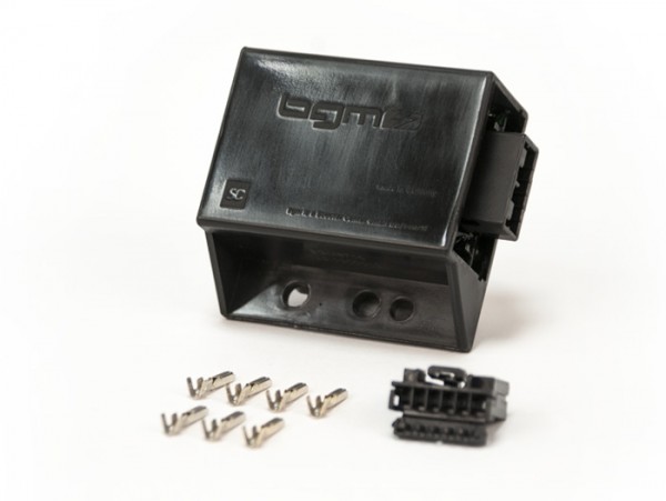Hupengleichrichter inkl. Anschlußstecker -BGM PRO- mit LED-Blinkrelais und USB Ladefunktion