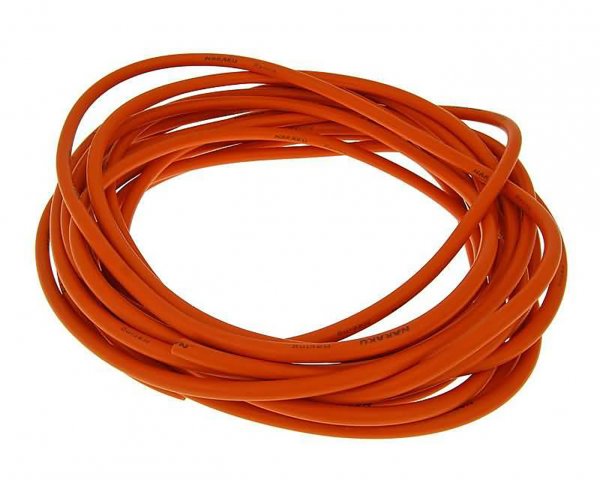 ignition cable -NARAKU- orange in color 10m in length