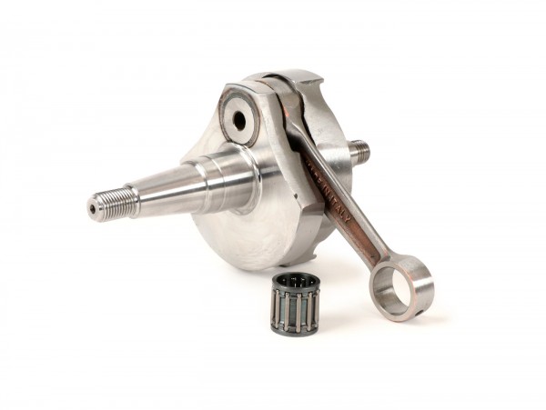 Crankshaft -MAZZUCCHELLI RACING (rotary valve), Super Competizione, 51mm stroke, 97mm conrod- Vespa PK125 XL2, PK125 ETS (Ø=24mm cone)