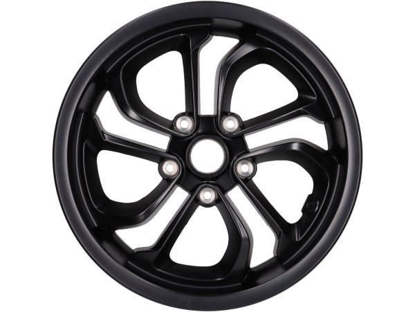 Wheel rim rear 3.00x12 -PIAGGIO- Vespa GTV HPE 300 RST 2023 Euro 5 keyless ABS 4T 4V LC (ZAPMD3108) - matt black