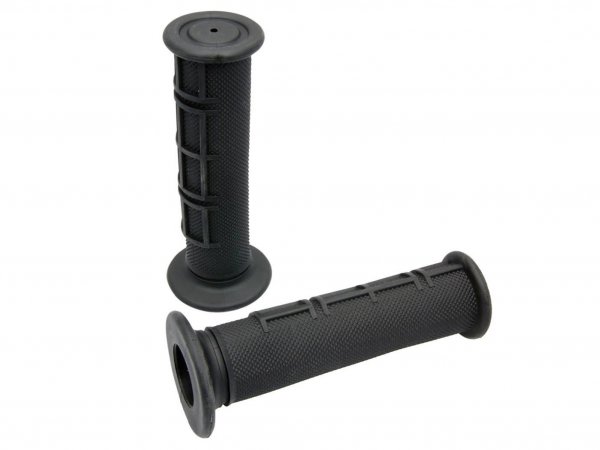 handlebar rubber grip set -101 OCTANE- MX half waffle black