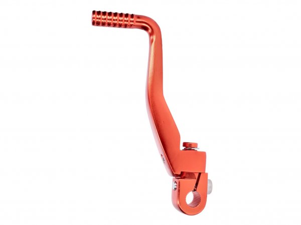 kickstart lever foldable, anodized aluminum, orange -101 OCTANE- for Simson S50, S51, S53, S70, S83