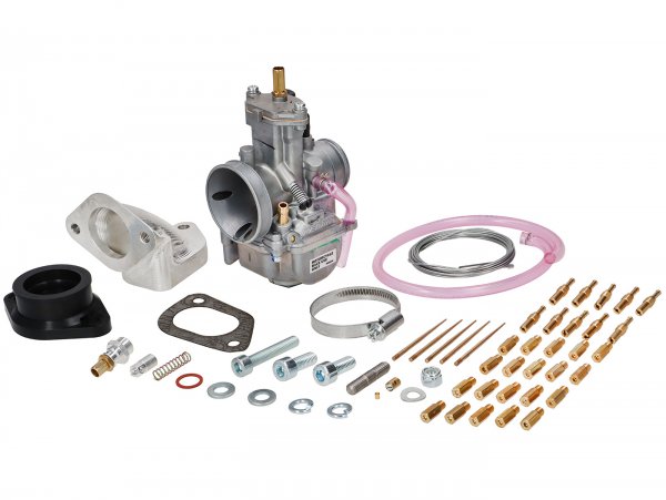 Kit carburateur -BGM PRO 195-225ccm- Lambretta LI, LIS, SX, TV (Serie 2-3), DL, GP Keihin PWK 28