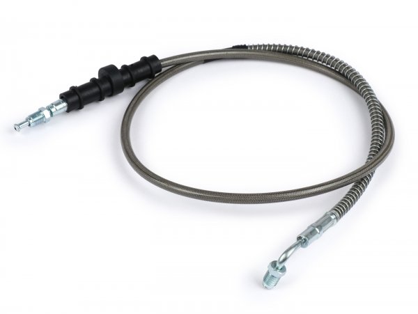 Brake hose, front -OEM QUALITY- Vespa Cosa 125 (VNR1T, VNR2T), Cosa 200 (VSR1T) - braided steel coating