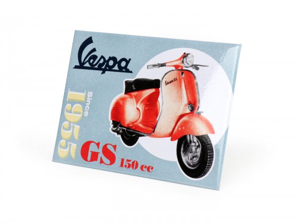 Magnet für Kühlschrank -VESPA, 6x8cm- "GS 150 Since 1955"