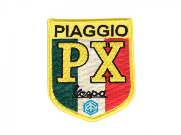 Patch thermocollant -PIAGGIO PX (tricolore italien)- 65x80mm