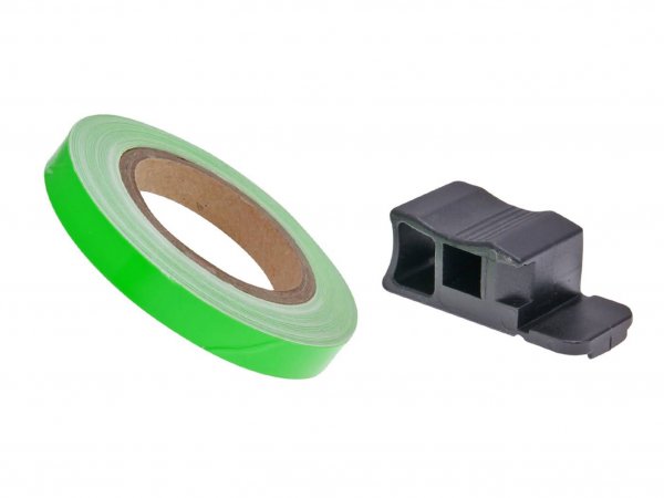 Adesivo per cerchi -101 OCTANE- 7mm - verde neon - 600cm