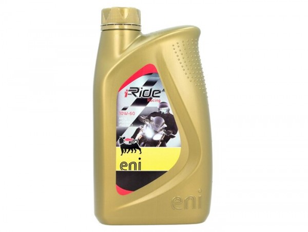 Oil -ENI (AGIP) I-Ride PG- 4-stroke SAE 10W-60 synthetic - 1000ml - recommended by Eni for Vespa GT/GTS/GTV125-300, LX/LXV125-150