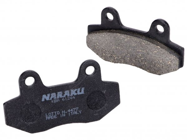 brake pads -NARAKU- organic for Peugeot Speedfight 3, Hyosung GT, Adly, SYM