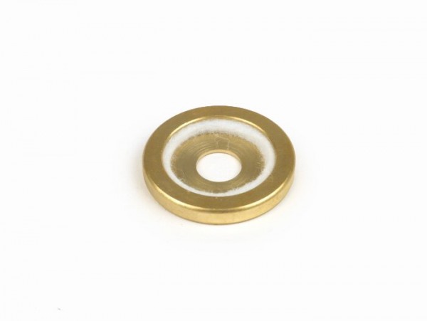 Washer for fork link bearing -OEM QUALITY, brass with felt ring - Vespa Wideframe VM, VN, VL, VB, VNA, VNB, VBA, VBB, GS150 / GS3 (VS1T till VS5T), GL (VLA1T) - Ø=10mm