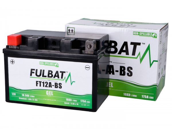 Battery (gel), maintenance-free -FULBAT FT12A-BS, 12V, 11Ah, 152x88x106mm