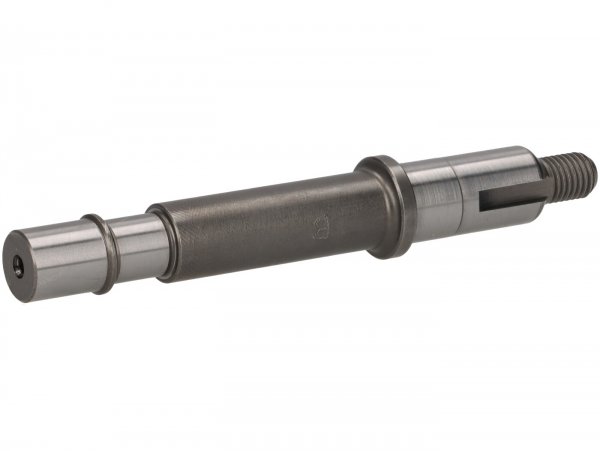 Gear cluster shaft -BENELLI- Vespa Largeframe PX125, PX150, PX200, Cosa, T5 125cc - bearing seat: Ø=15mm, bushing: Ø=13mm, length: 121mm