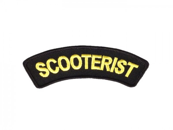 Patch thermocollant -SCOOTERIST- noir - 100x35mm
