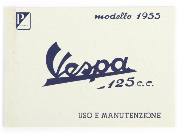Owner's manual -VESPA- Vespa 125 (1955)