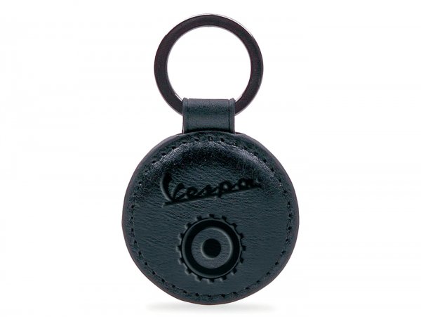 Porte-clés -VESPA, "Open"- bleu