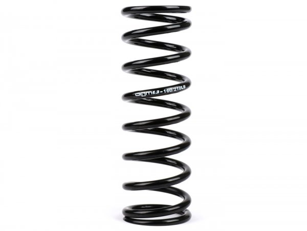 Rear shock absorber spring -BGM PRO R12 V2 Black Edition, 300-310mm- Lambretta LI, LIS, SX, TV, DL, GP - black