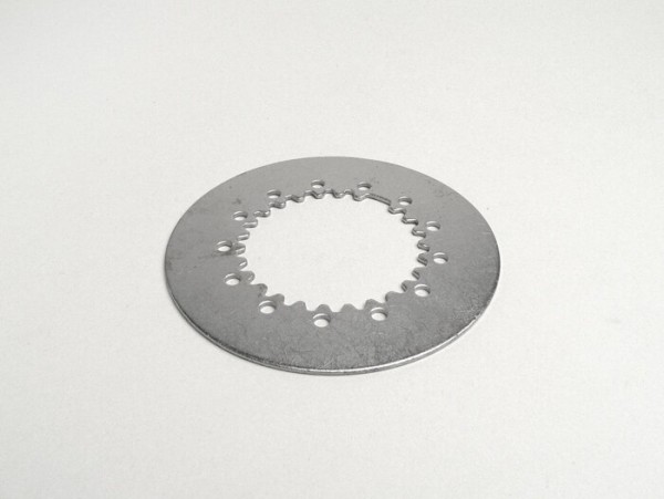 Clutch steel disc -OEM QUALITY Vespa type 6 springs- (PX80, PX125, PX150)
