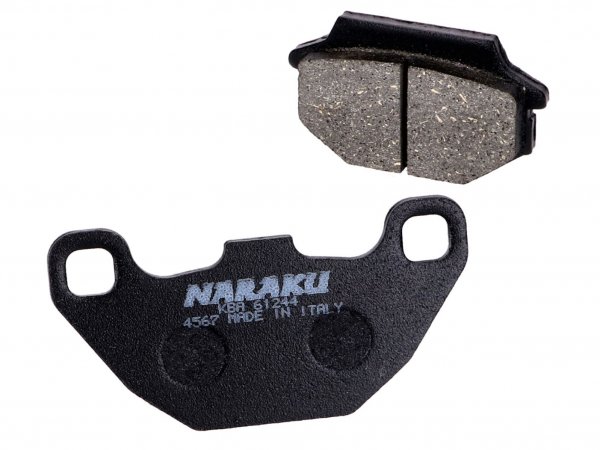 brake pads -NARAKU- organic for Kymco Agility, MXU, People S, DJ, Super 8, SYM