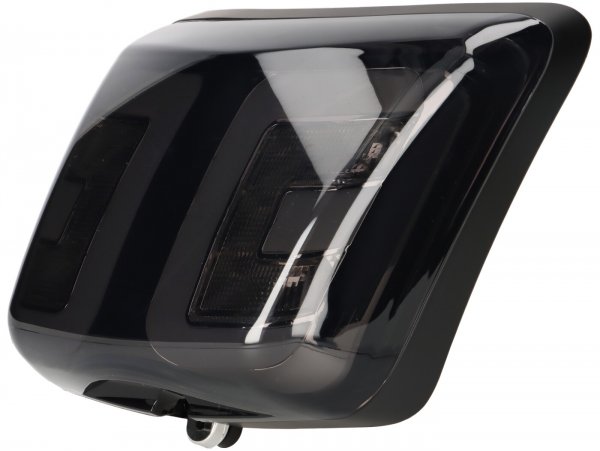 Tail light tinted, bezel matt black -POWER 1- Vespa GTS 125-300 , GTS Super 125-300, GTV 125-300 (2018-2022)