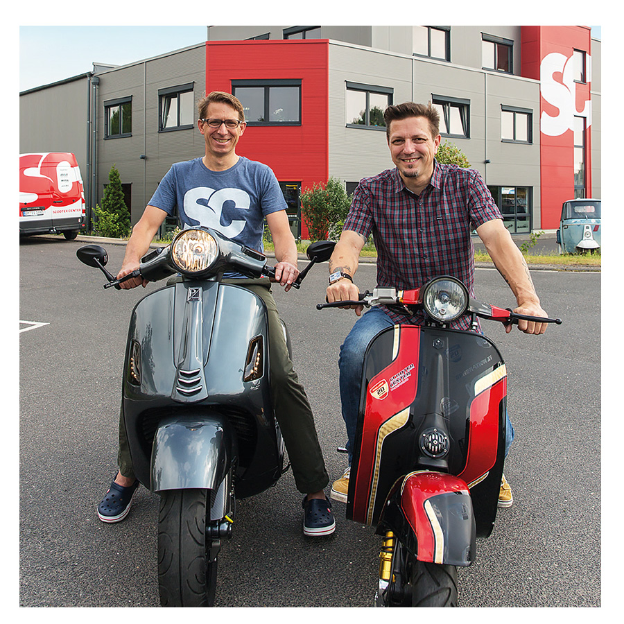 Oliver und Ulf, die Gründer vom Scooter Center