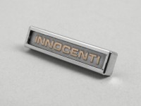 Badge horn cover -LAMBRETTA- Innocenti - J50, J100, J125 (3 speed)