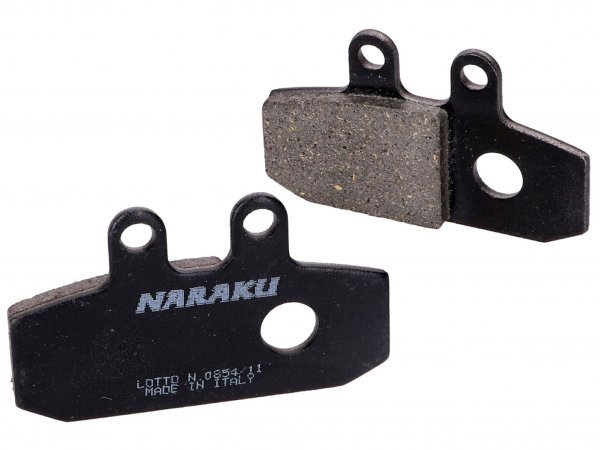 Plaquettes de frein -NARAKU- bio pour Aprilia Atlantic 500 01-04 (à lavant à droite)