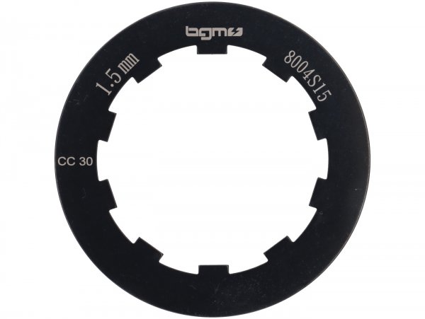 Disco frizione in acciaio -BGM ORIGINAL- Lambretta LI, LIS, SX, TV (serie 2-3), DL, GP - 1.5mm