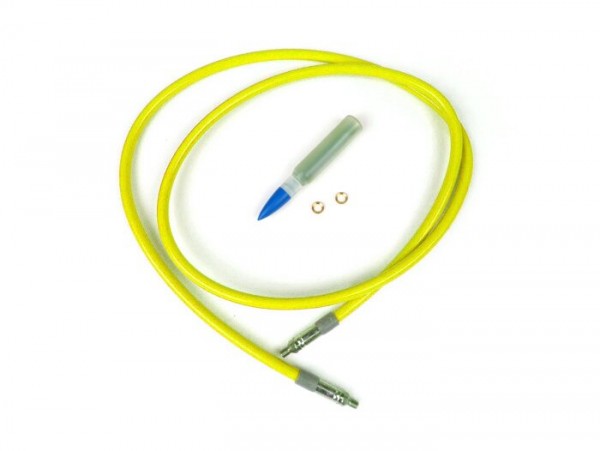 Brake hose -SPIEGLER MODULAR (without fittings)- Vespa, Lambretta - yellow - 1200mm