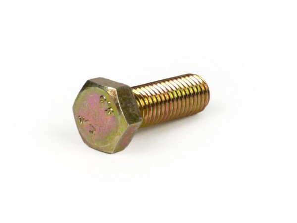 Screw -DIN 933- M7 x 20mm (8.8 tensile strength) - yellow chromated