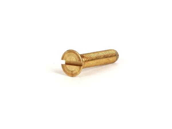 Countersunk head screw -DIN 963- M5 x 25 - used for junction box smallframe V50, 50N, PV - brass