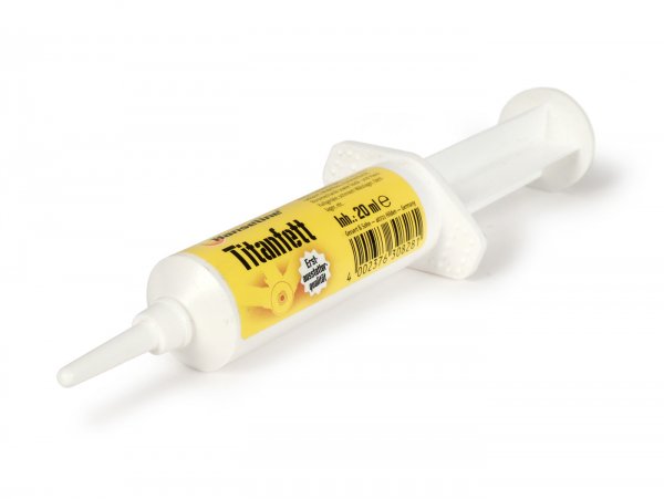 Titanium Grease -HANSELINE- bowden cable grease, 20ml (syringe)