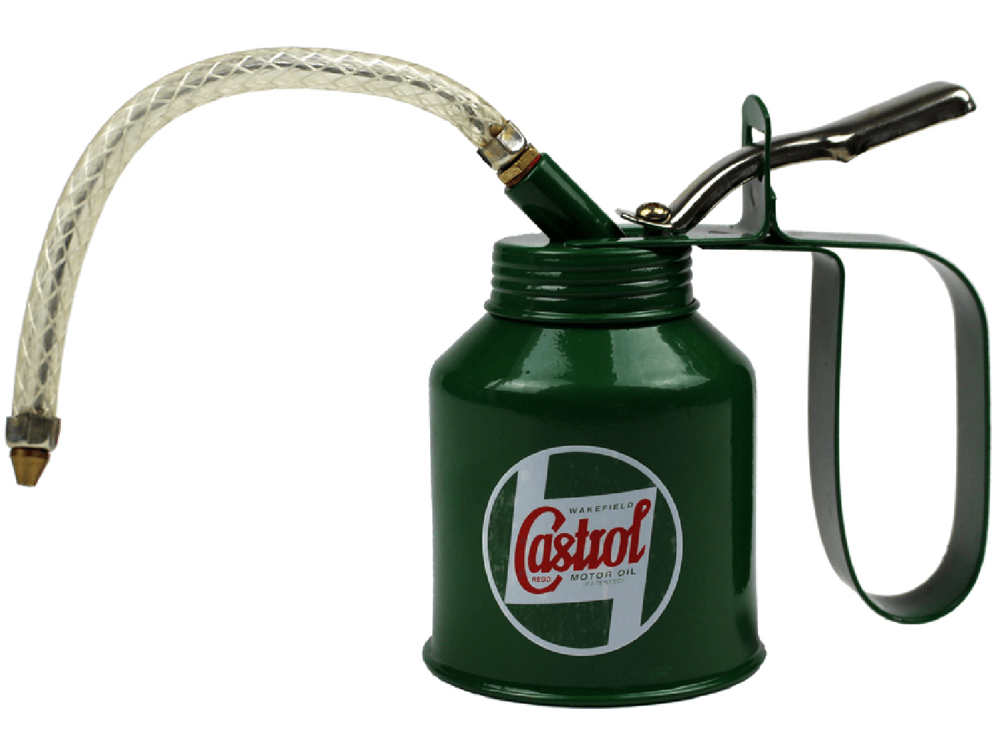 Ölkännchen mit Pumpe -CASTROL, Classic- (200ml), Werkzeug, Werkstattbedarf