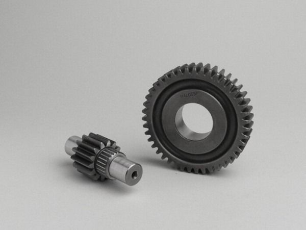 Secondary gears -MALOSSI- Gilera Runner FXR180 (ZAPM08), Piaggio Hexagon LXT180 (ZAPM06), Italjet Dragster180 (DR5810) - (2nd version pressed) - 14/43 = 1:3.07
