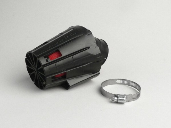 Air filter -MALOSSI E5- 30°, CS= 38mm - black