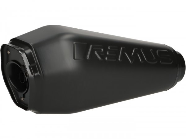 Silenciador -REMUS RS 2.0 - Vespa GTS Super HPE 300 (Euro 5, ZAPMD3100, ZAPMD3101, ZAPMD3101) - acero inoxidable negro