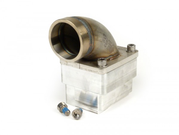Intake manifold -MRP reed valve "SHORTY"- Vespa Largeframe PX, Rally, Sprint, Cosa, T5 125cc - Øinner=38mm - CS=45mm