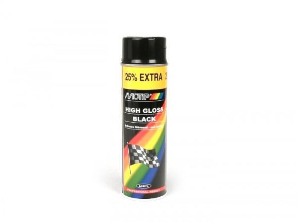 Vernice spray -MOTIP- nero lucido - 400ml